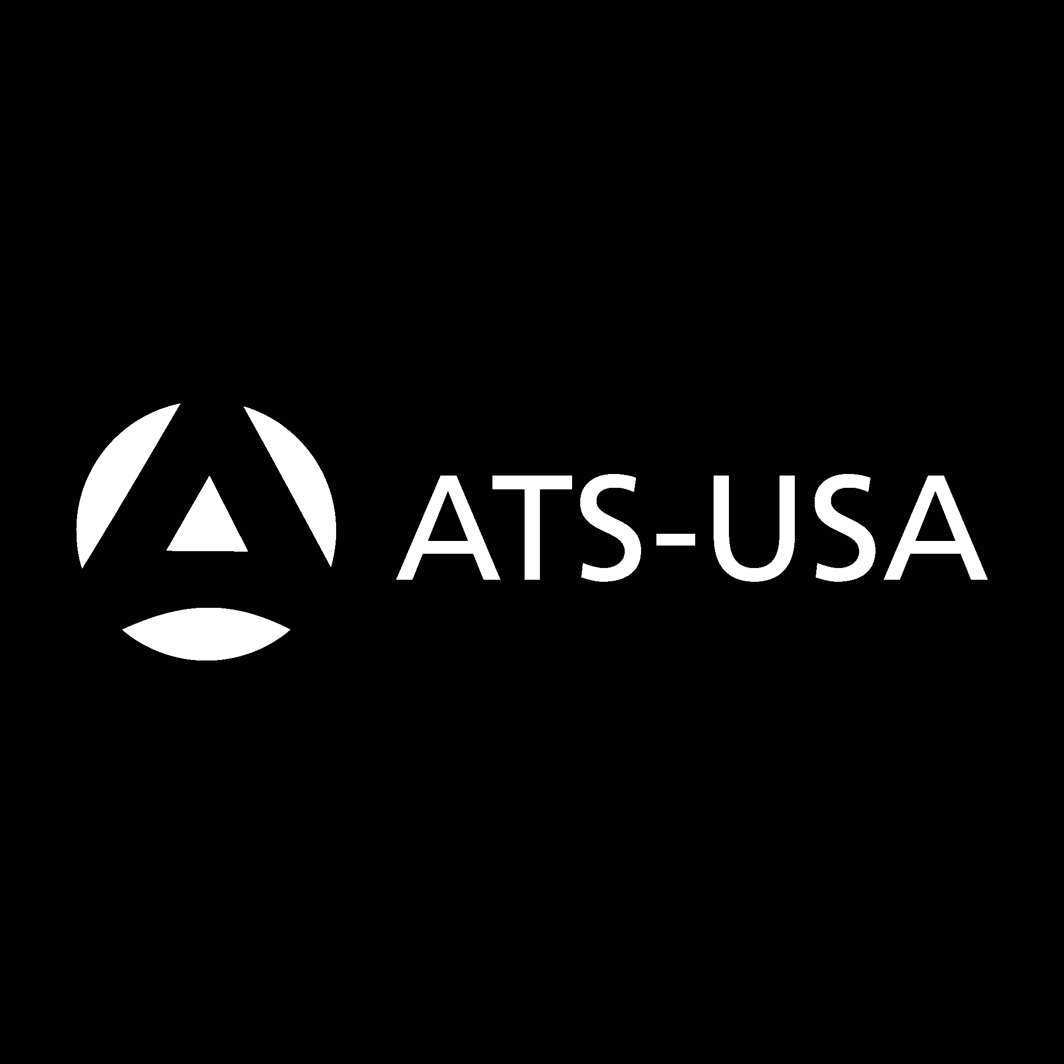 ATS USA White Logo Vector Logo